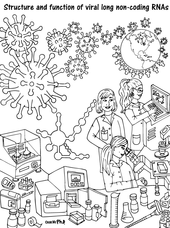Science-Themed Coloring Page