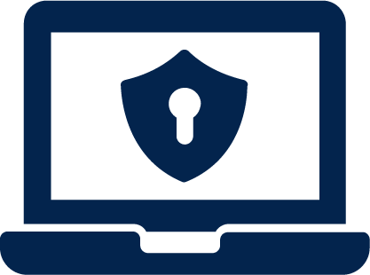 Laptop icon for Cybersecurity Metrics link