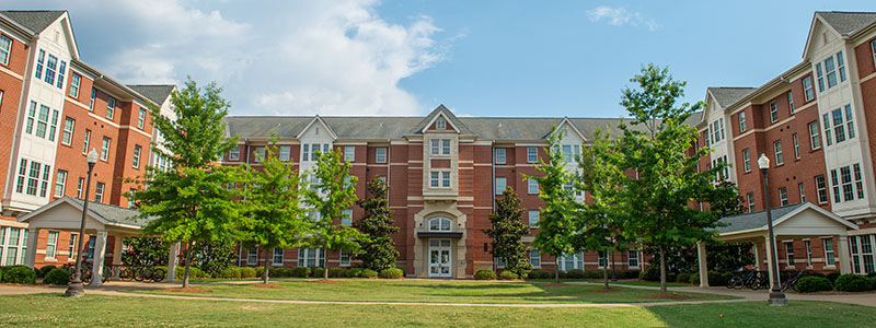 An image of some of the housing options on campus