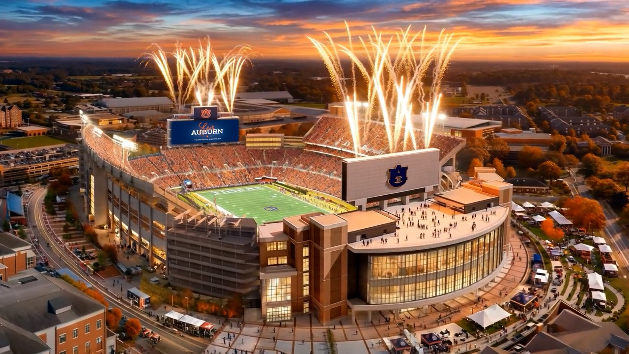 A rendering of the Jordan-Hare North Project