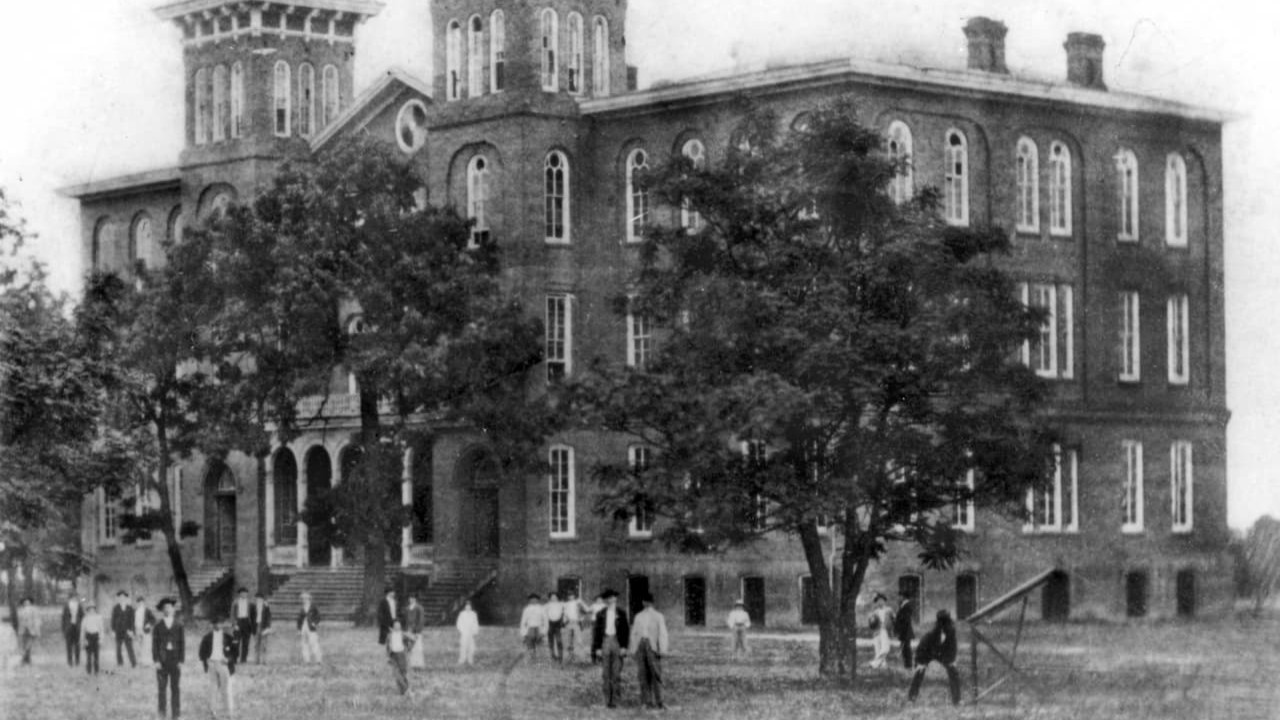 historical photo of Old Main