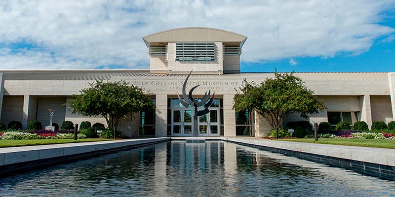 A view of the Jule Collins Smith Museum