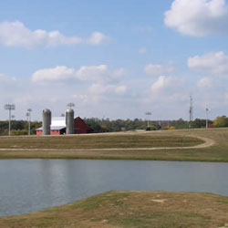 An outside view of Ag Heritage Park