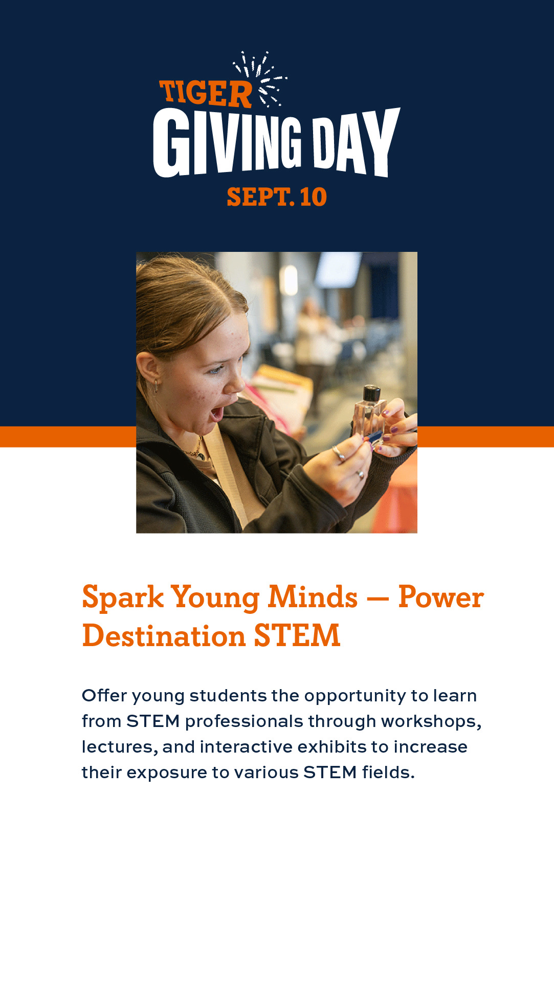 Tiger Giving Day was September 10, 2025 