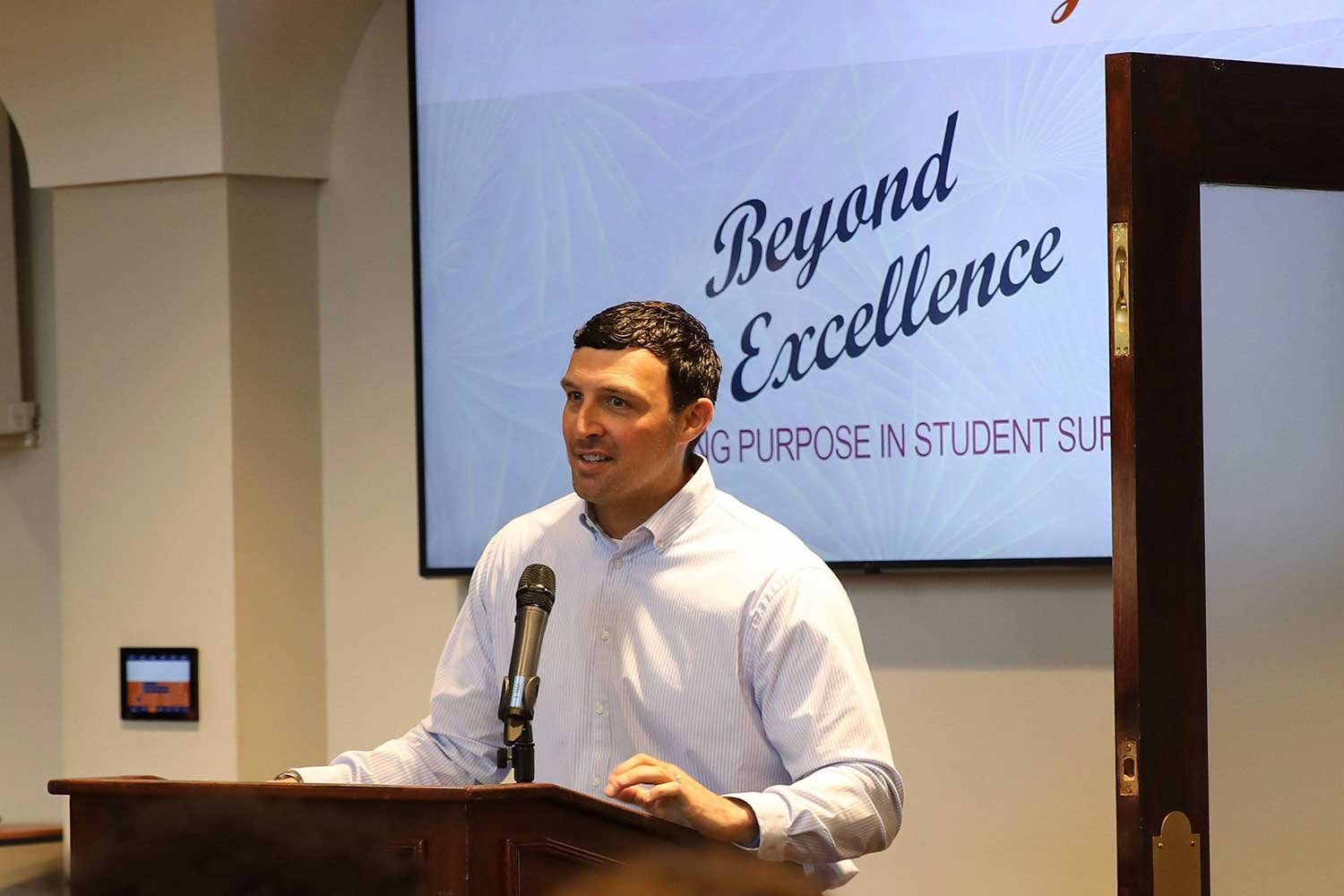 Blake Butcher at Student Support Symposium 2025