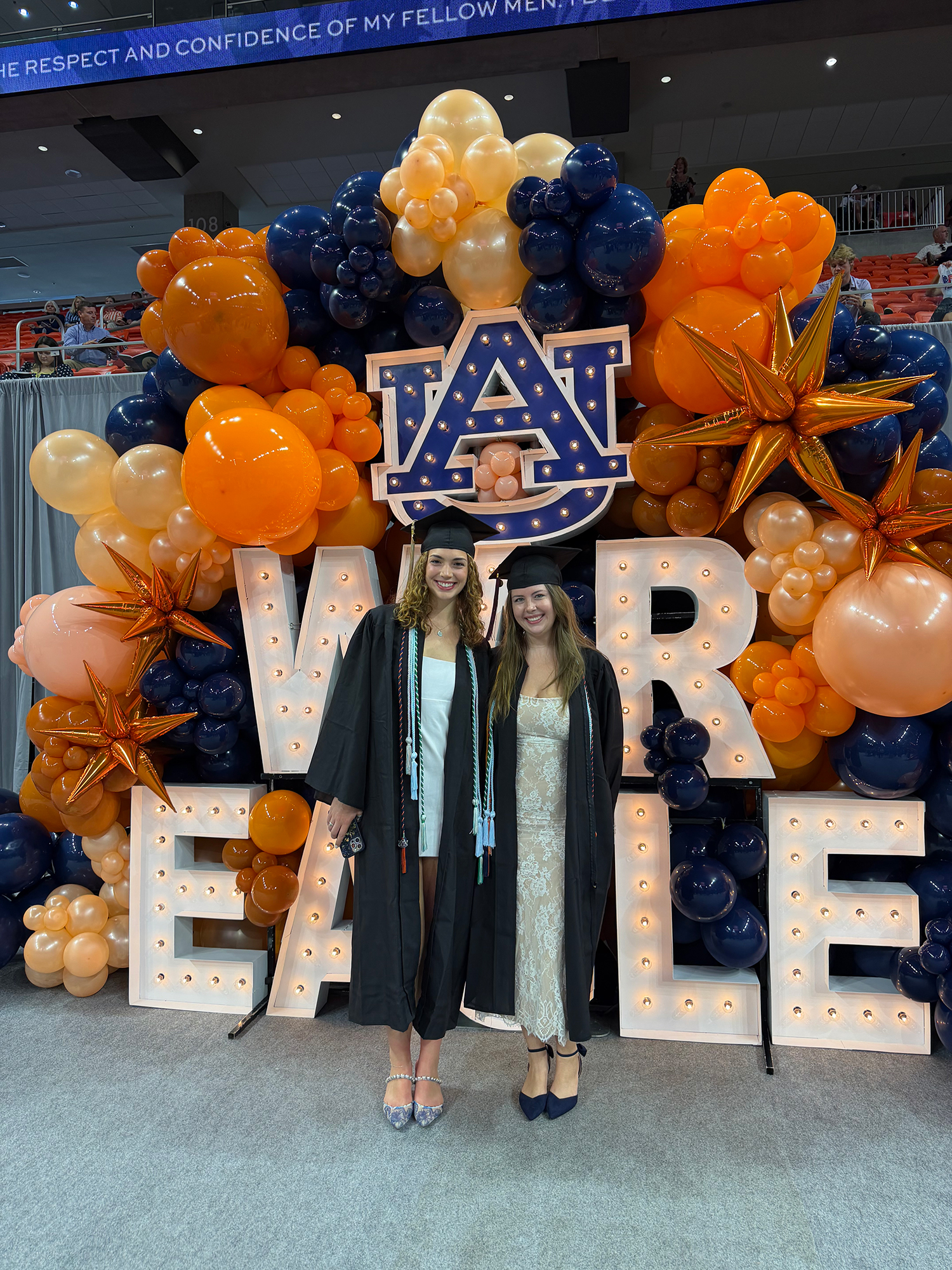 Auburn University graduates celebrating during Summer 2026 commencement