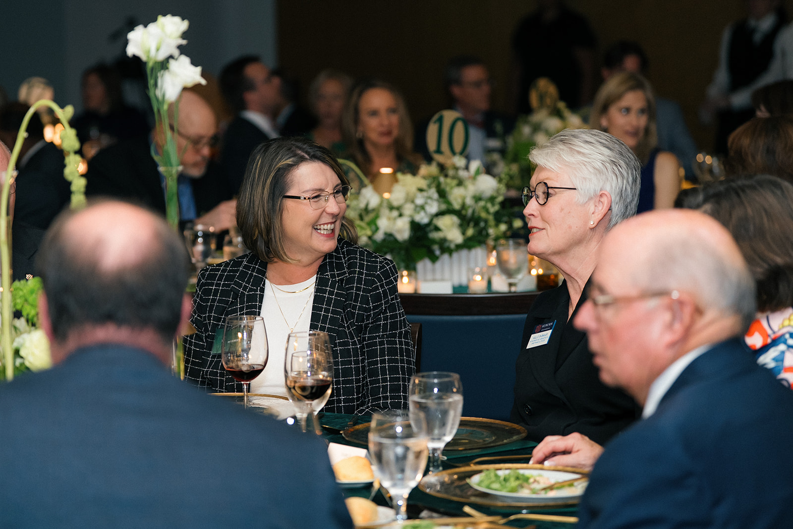 Faculty Awards 2025 attendees sitting at table