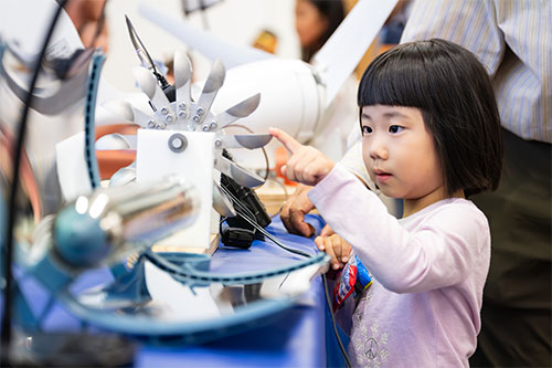 Event day with young students