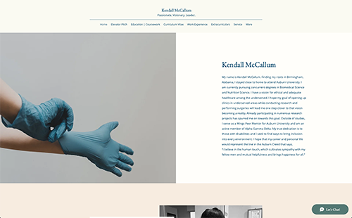 Kendall McCallum portfolio