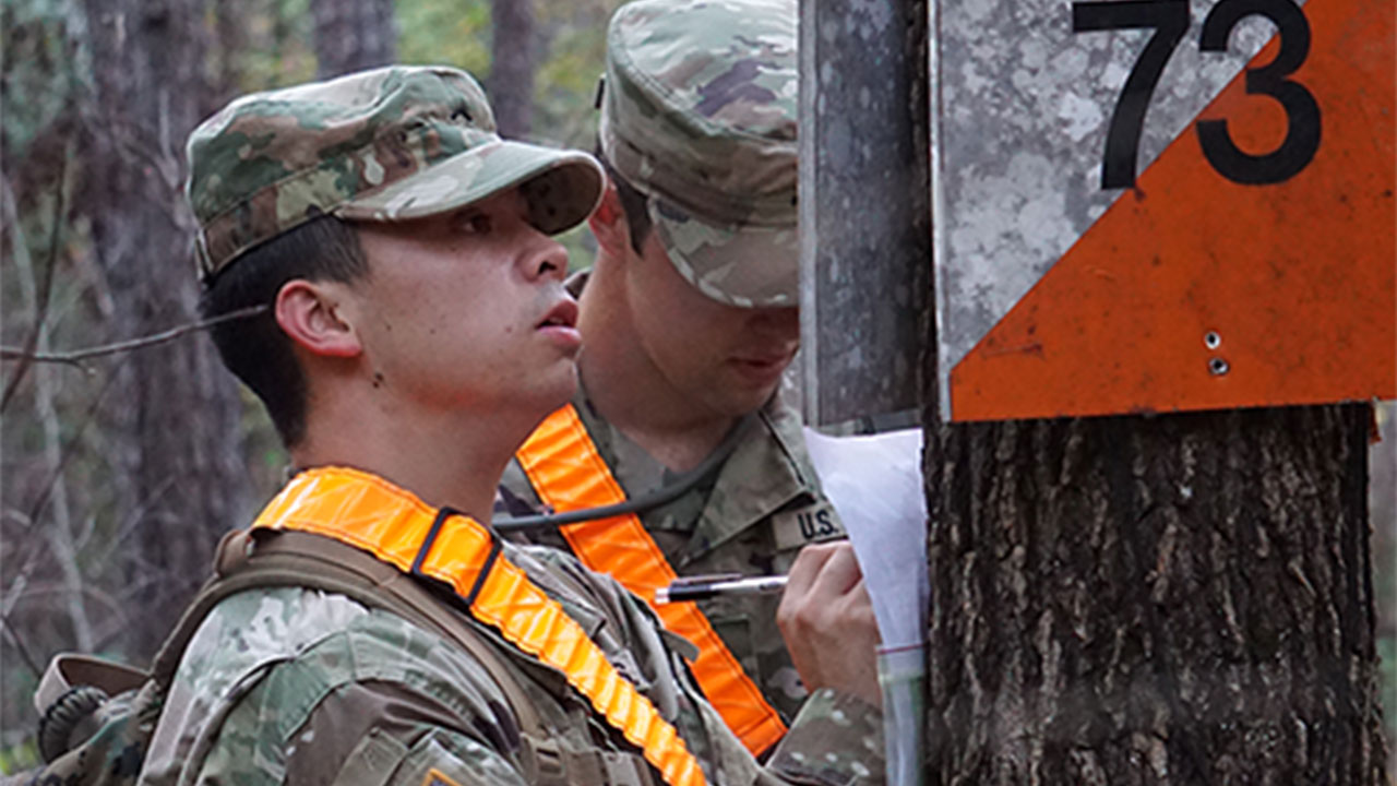 Army ROTC training