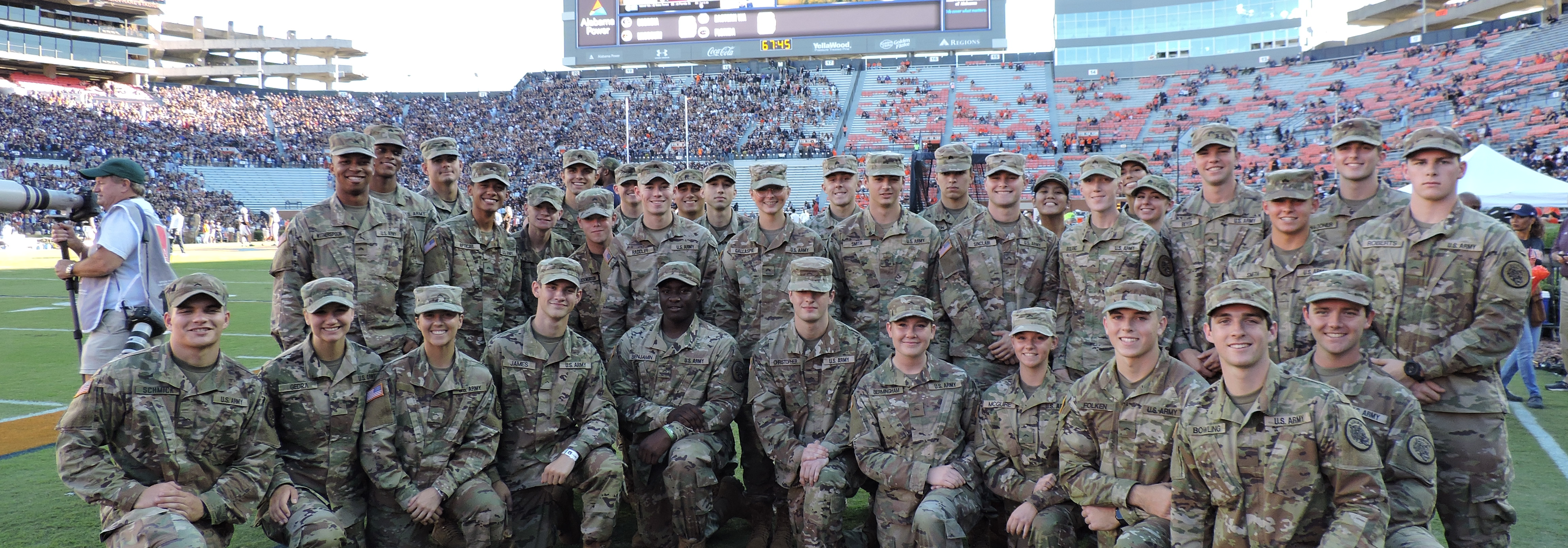 Army ROTC group photo