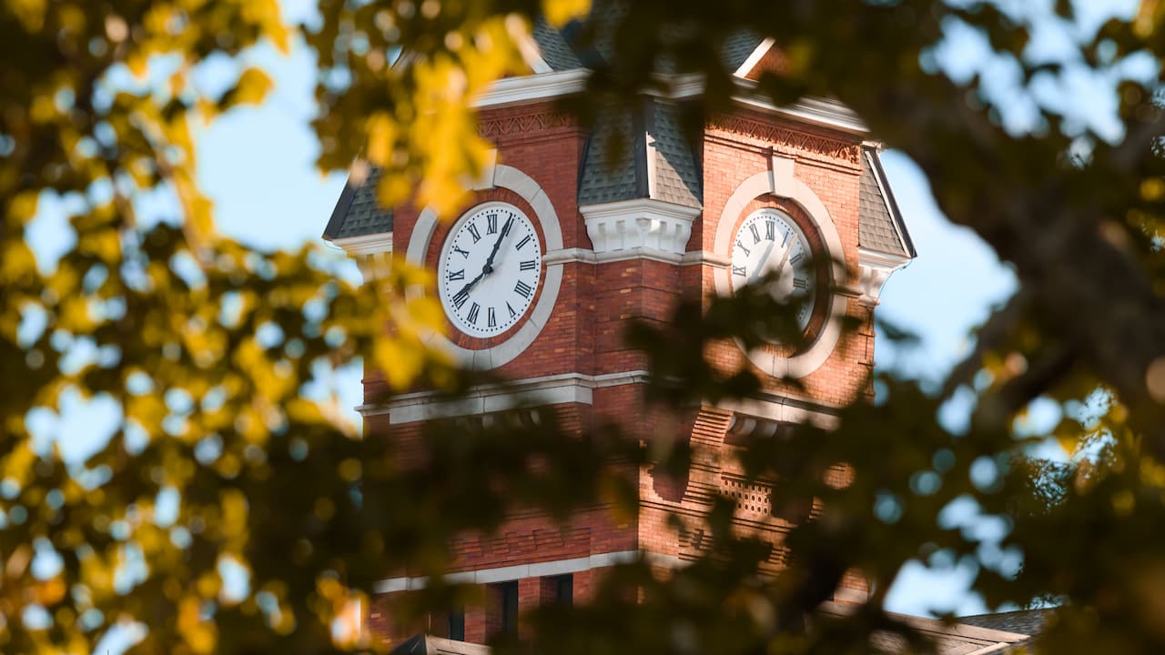 Samford Hall clocktower