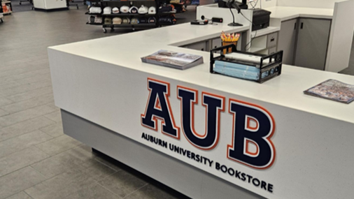 Auburn bookstore logo