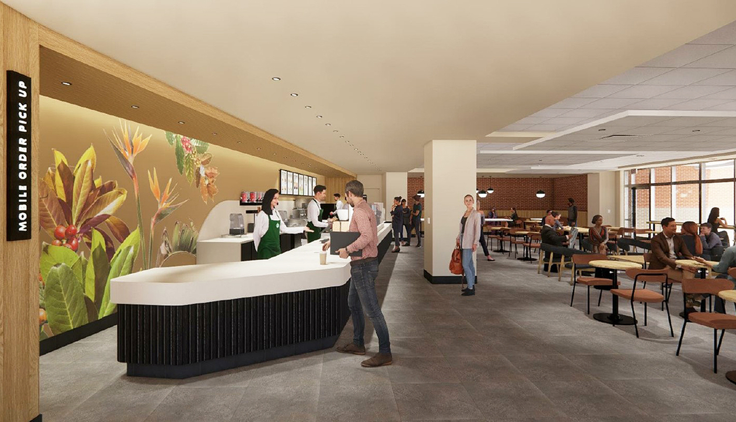 Melton Student Center Renovation For Starbucks Relocation