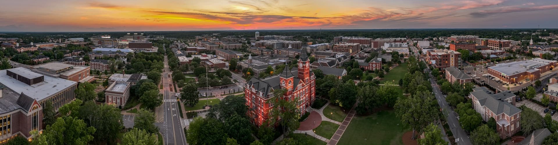 Samford Hall with Eagle
