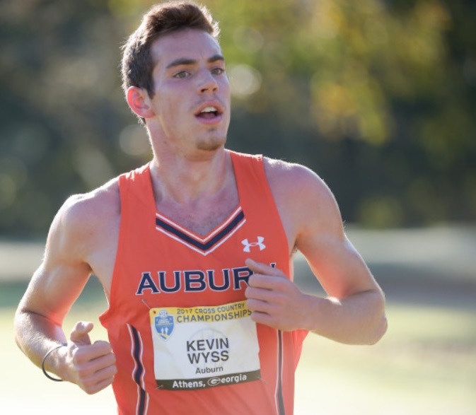 COSAM Student Kevin Wyss is also a member of Auburn University's Track and Field team