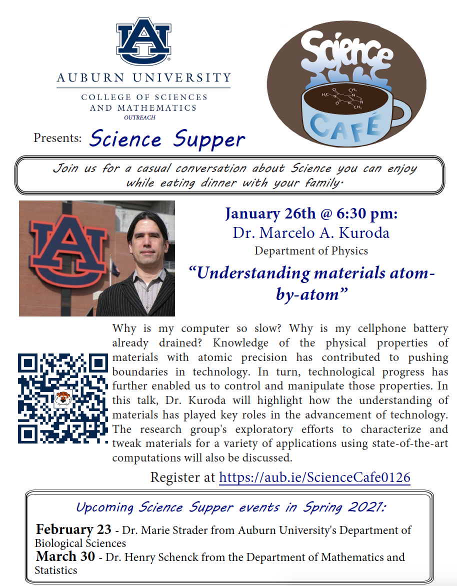 January 26 Science Supper