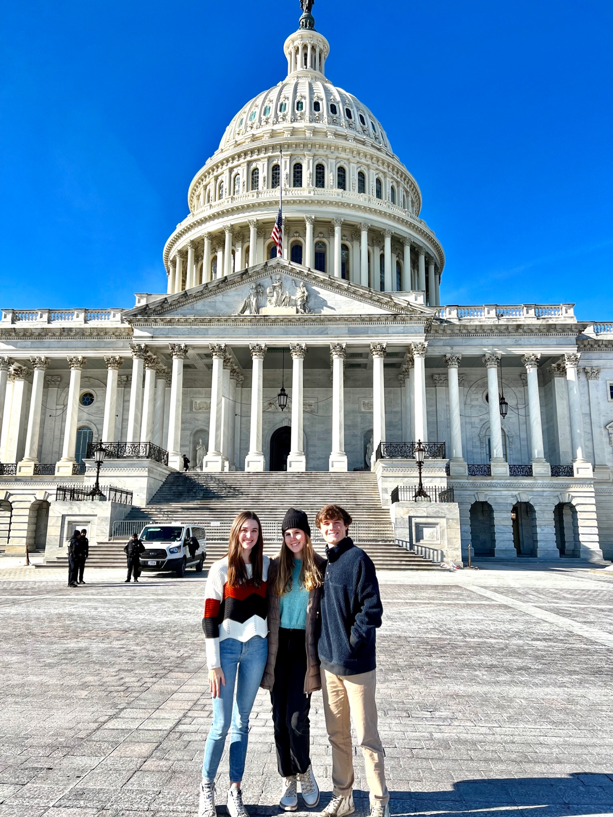 COSAM Leaders in front of the U.S. Capitol.
