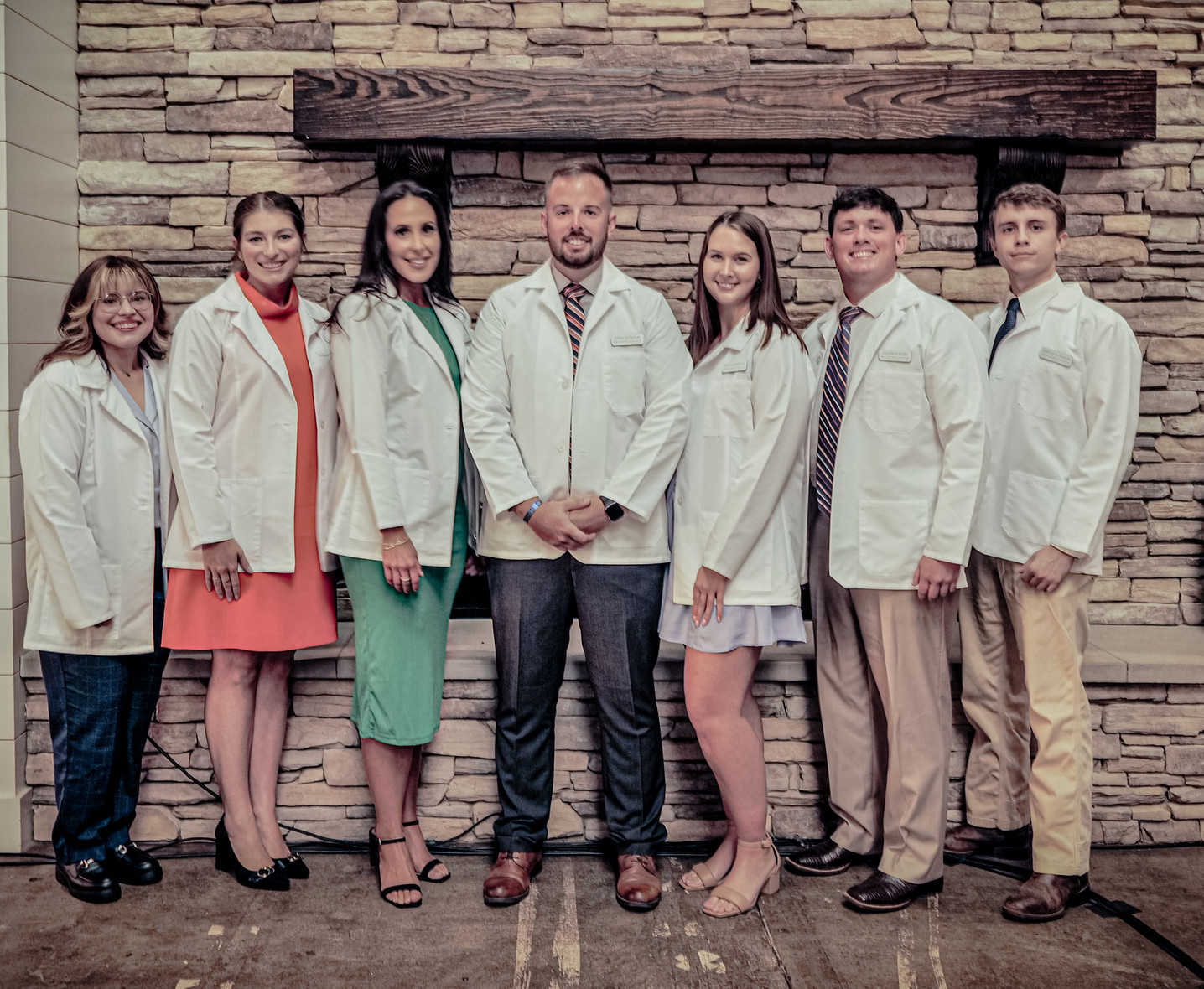 The 2023-2024 Rural Medicine Program Class receives their white coats at a ceremony on Aug. 9, 2023. 