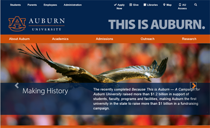 Auburn University's Homepage