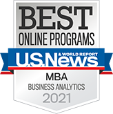 Best Online Programs - US News and World Report - MBA Business Analytics 2021