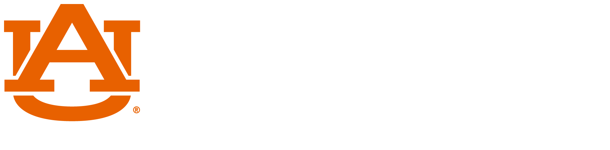 Auburn University Outreach interlocking AU logo - horizontal