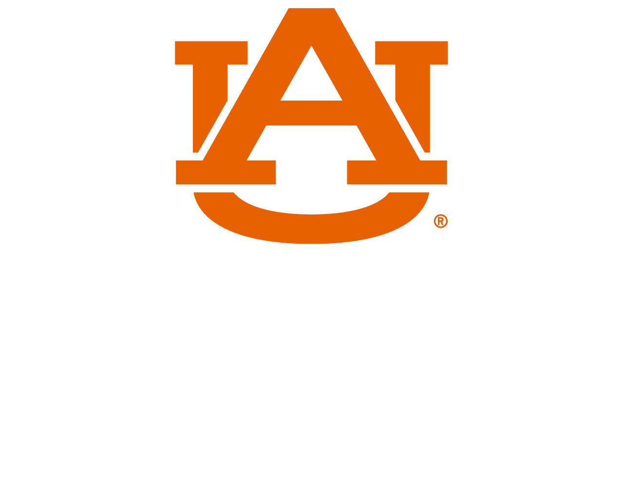 Auburn University Outreach interlocking AU logo - vertical