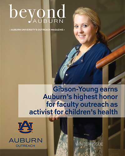 Cover of Beyond Auburn magazine Winter 2023 issue