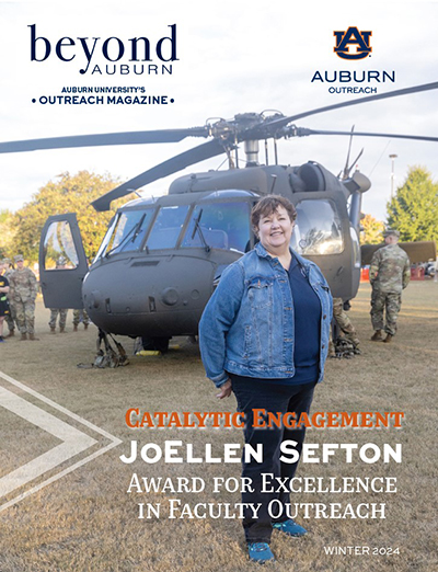 Cover of Beyond Auburn magazine Winter 2024 issue