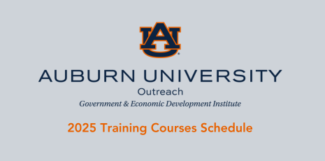 Image of GEDI logo and text ‘2025 Training Course Schedule’