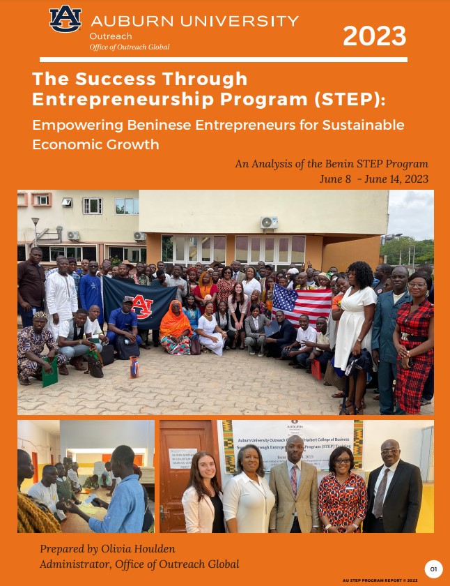 Auburn University Outreach Global, Benin STEP Report Cover