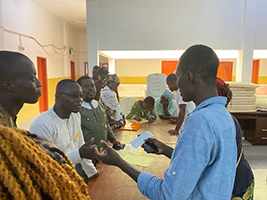 A group of people attending the STEP program.