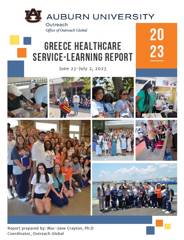 Auburn University Outreach Global, Greece Healthcare Service-Learning Report 2023