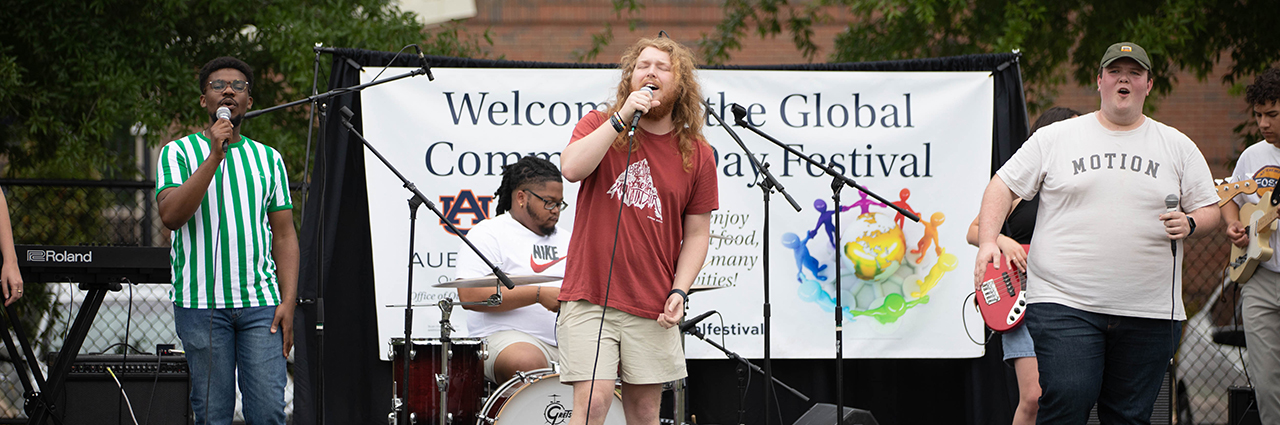AU Sonic Nation performs at 2023 Global Community Day Festival.