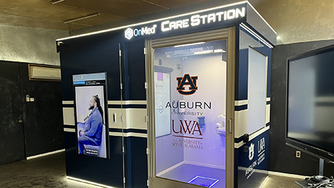 Hale County OnMed Care Station, showcasing the collaboration between Auburn University and the University of West Alabama