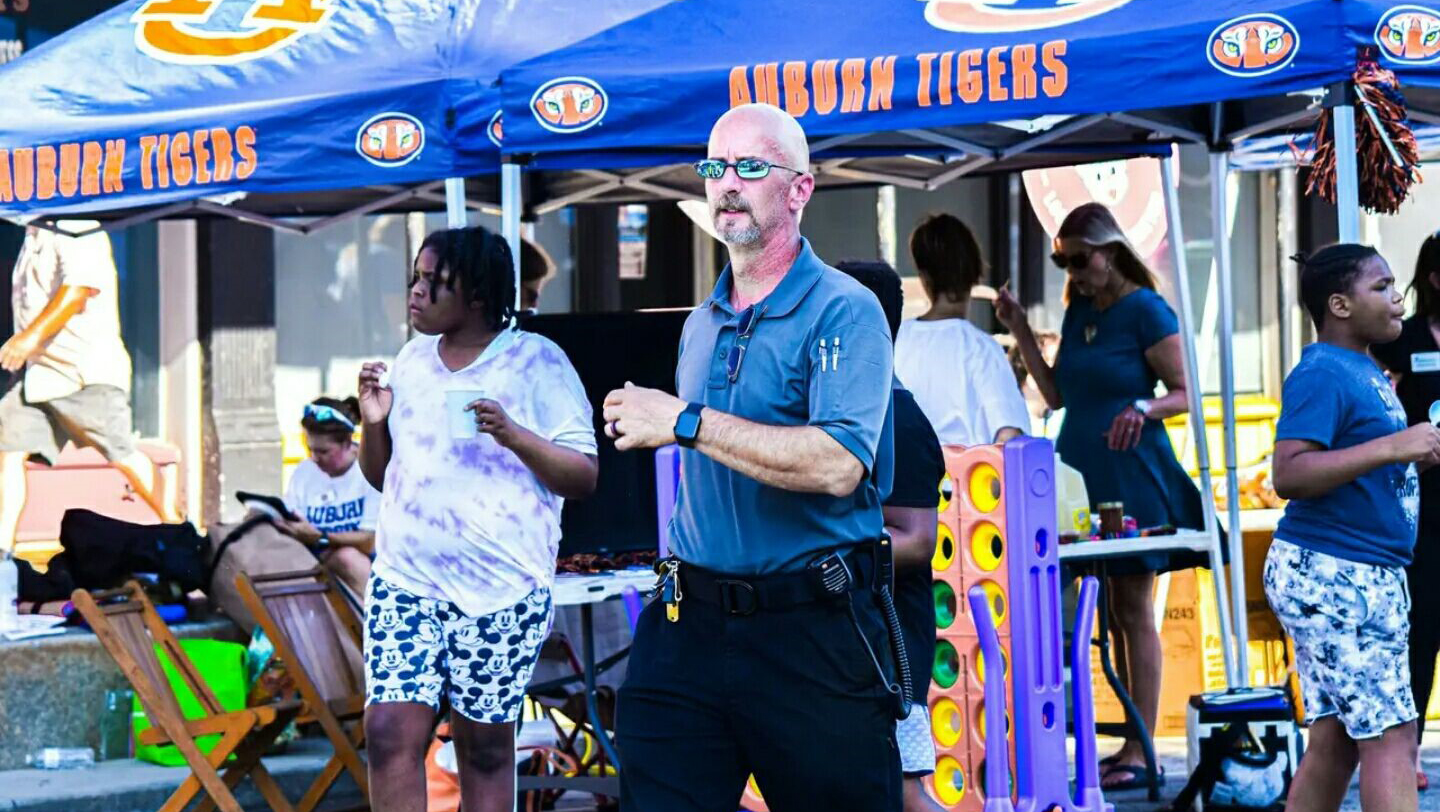 Chief Jim Doody at Taste of Lafayette