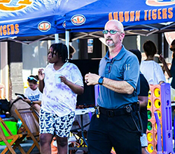 Chief Jim Doody at Taste of Lafayette