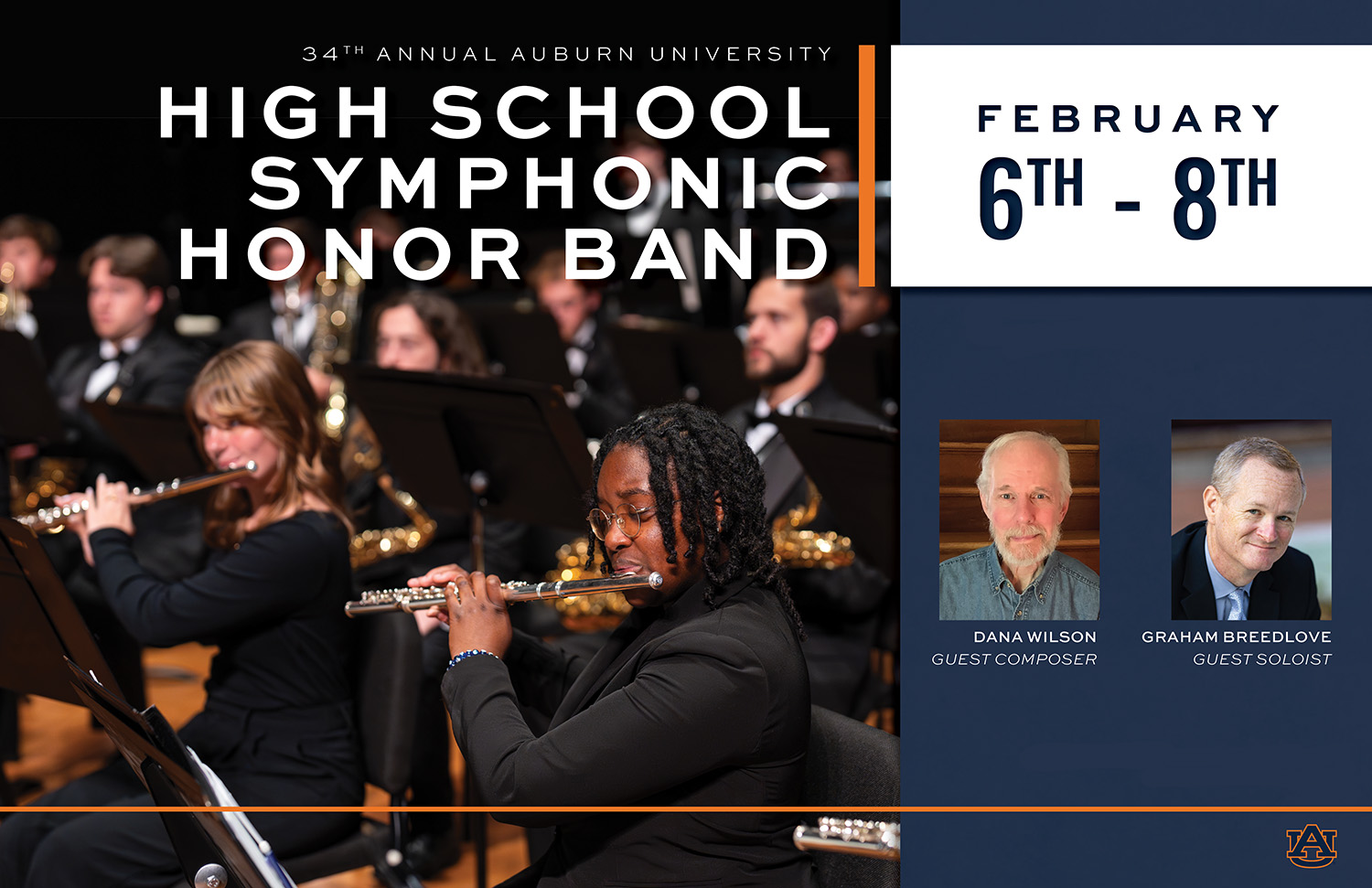 2025 High School Symphonic Honor Band, February 6 - 8, 2025