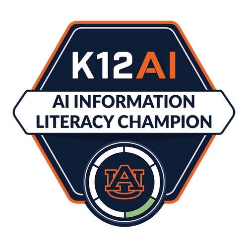 K12 Information Literacy Champion badge graphic