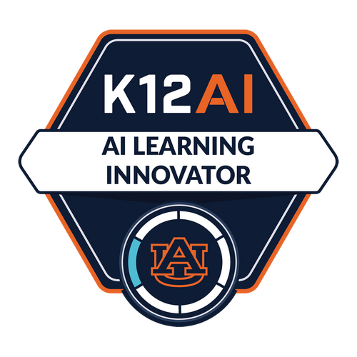 K12 AI Learning Innovator badge graphic