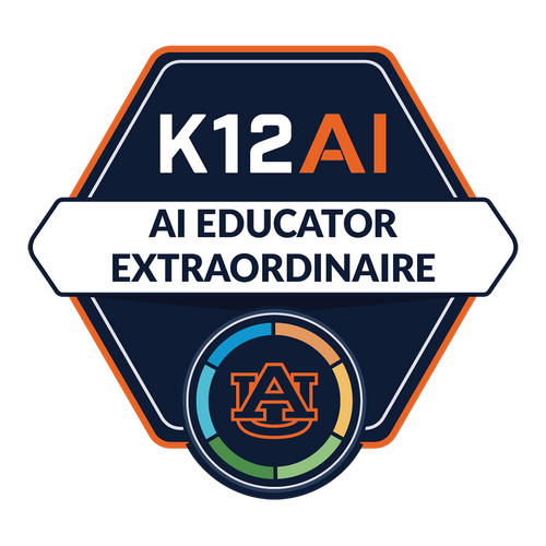 K12 AI Educator Extraordinaire badge graphic