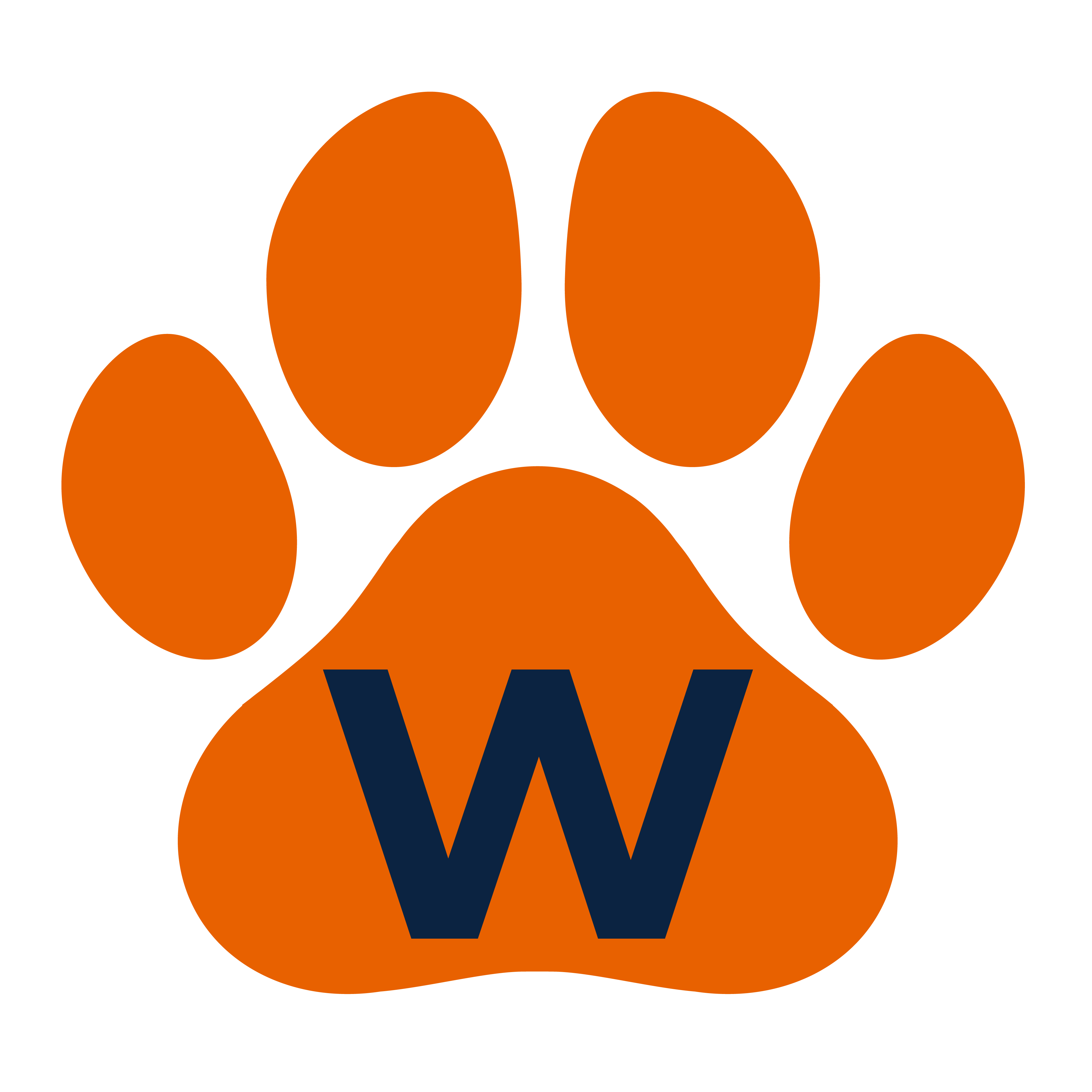 W of PAWs logo